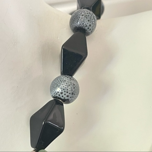 Artisan Handmade Amethyst Aventurine Pastel Necklace 19” Retro Gemstone - Picture 8 of 9